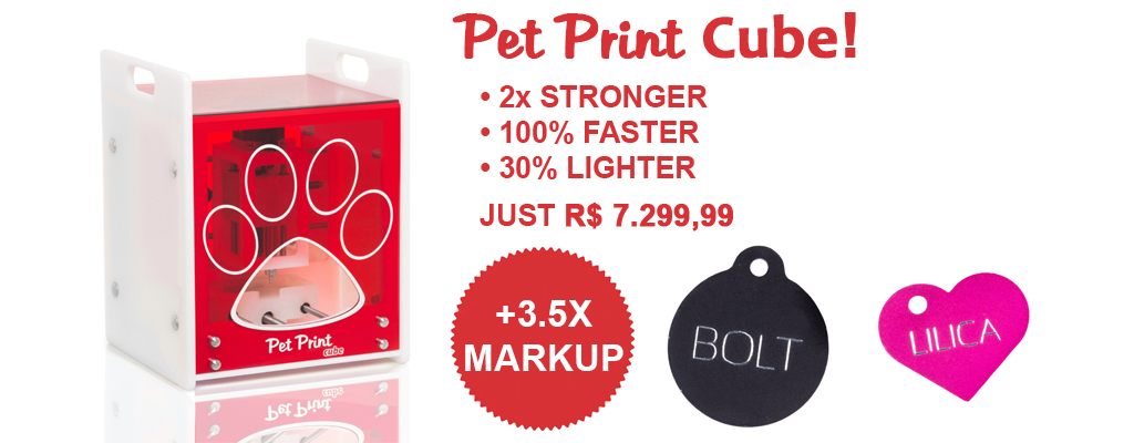 Pet Print Cube, buy now! A great investment. Affordable for small pet stores!